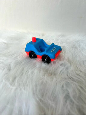 Fisher-Price Little People Police Car Blue & Red Toy